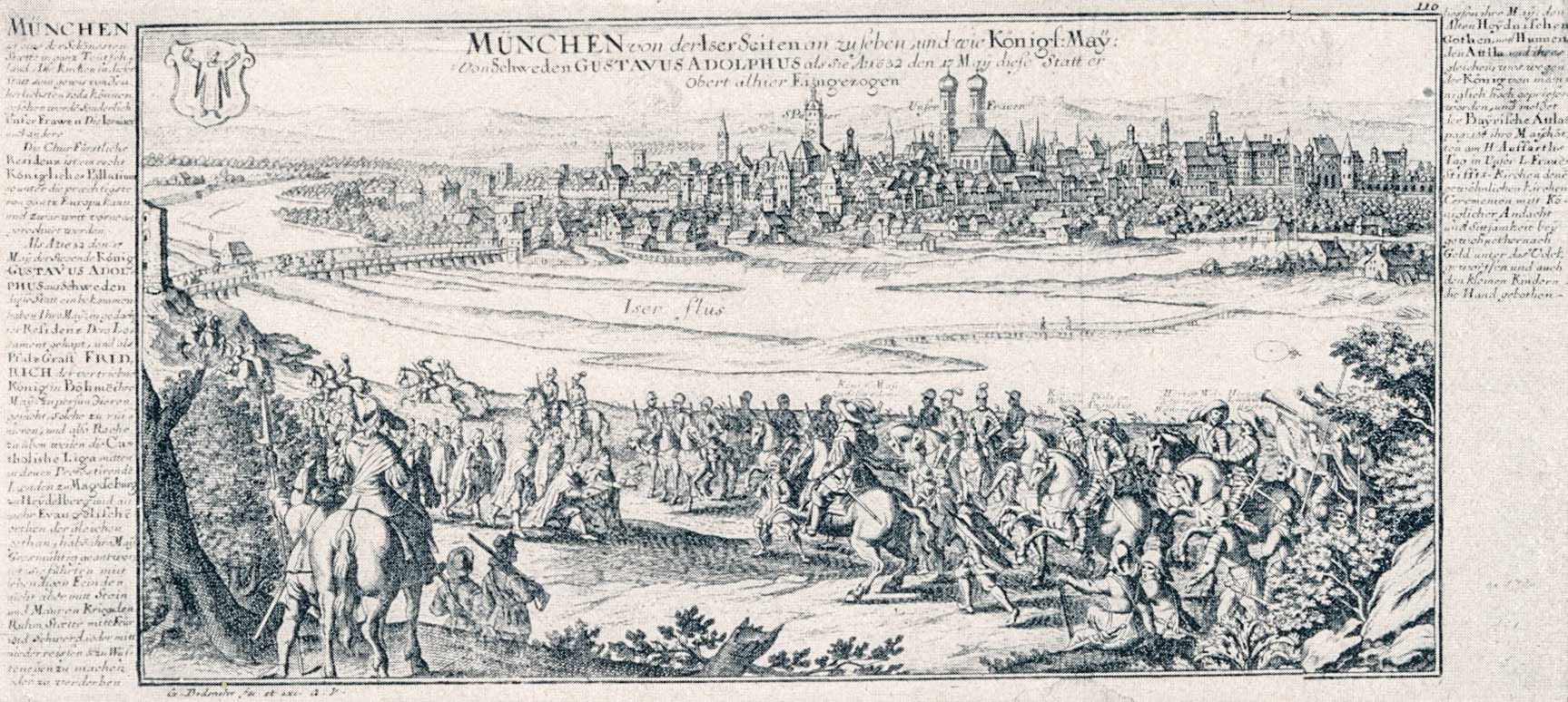 Einzug König Gustav Adolphs von Schweden in München 17. Mai 1632