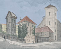Steinicken Christian – Stadtmauerrest in der Nähe des Teckentores. 1884