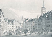Rottmann Leop. – Der Marienplatz ca. 1840