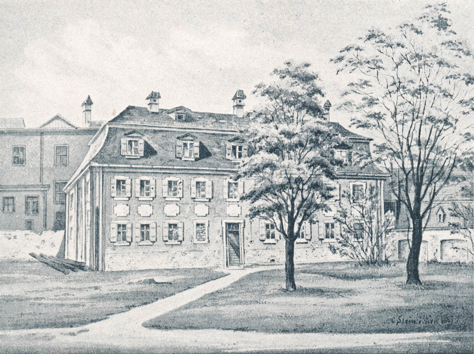 Das „Prielmayerschlößl“ (Kadettenkorps) 1885