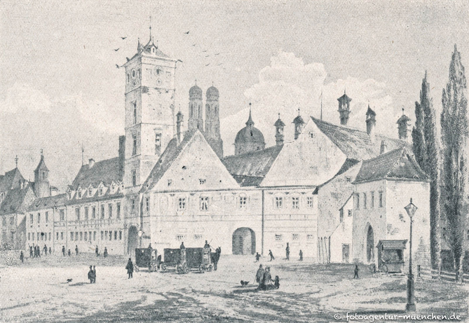 Die „Herzog-Maxburg“ i. J. 1860 