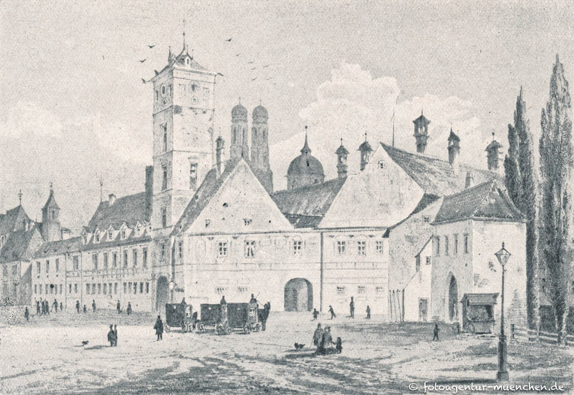 Die „Herzog-Maxburg“ i. J. 1860 