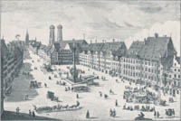  – Der Marienplatz ca. 1730