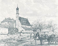 Burmeister Paul – Das  „Nikolaikirchlein“ in Schwabing 1898