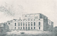  – Das kgl. Hoftheater nach dem Brande 1823