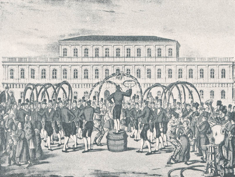 Der „Schäfflertanz“ 1872
