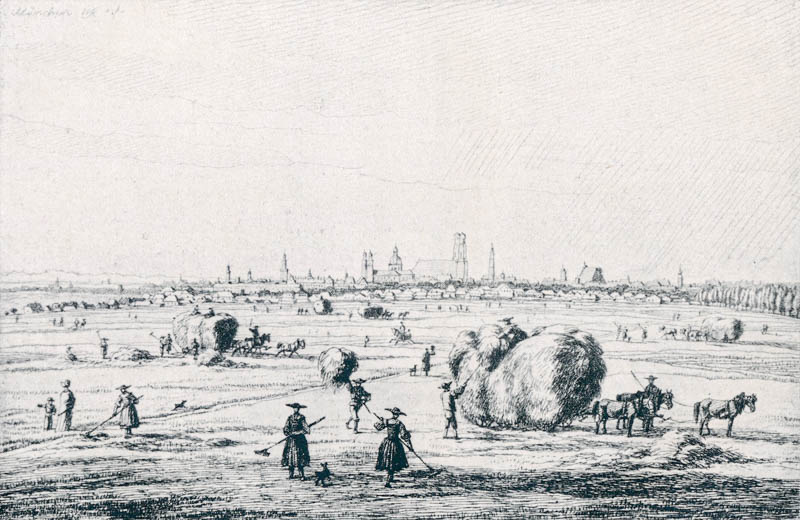 Blick auf München von Norden