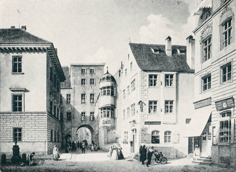 Der ehemalige Laroséeturm an der Residenzstraße