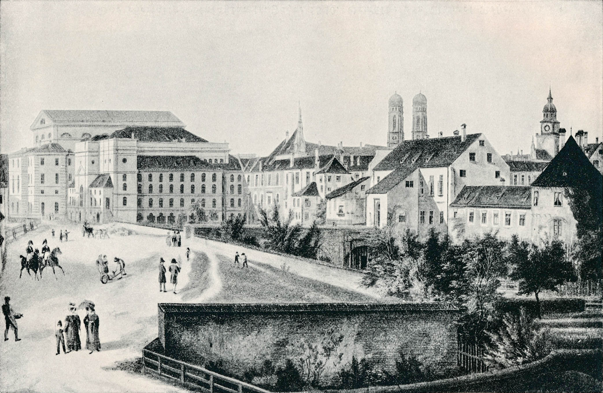 Das Hoftheater von der Rückseite