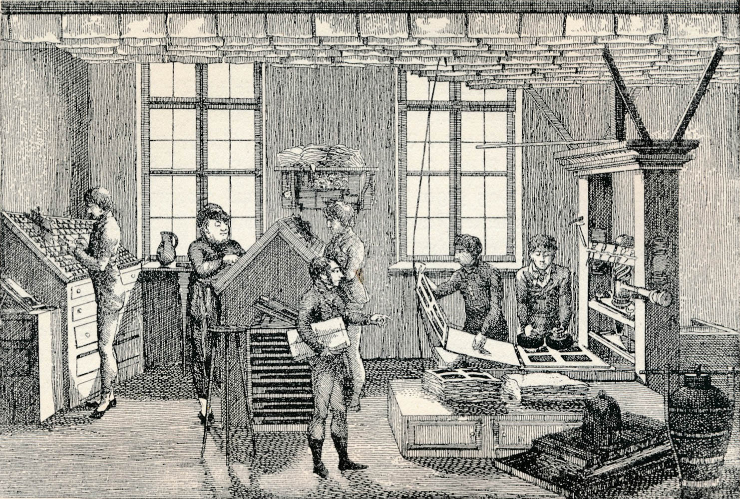 Presse in der Stadtbuchdruckerei Joseph Zängl