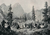 Folz Philipp – König Max II. und Königin Marie auf der Alm