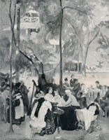 Schider F. – Am Chinesischen Turm im Englischen Garten um 1880