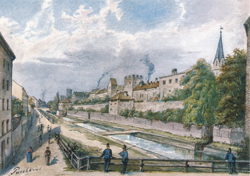 Stadtgraben zwischen Karls- und Sendlinger Tor