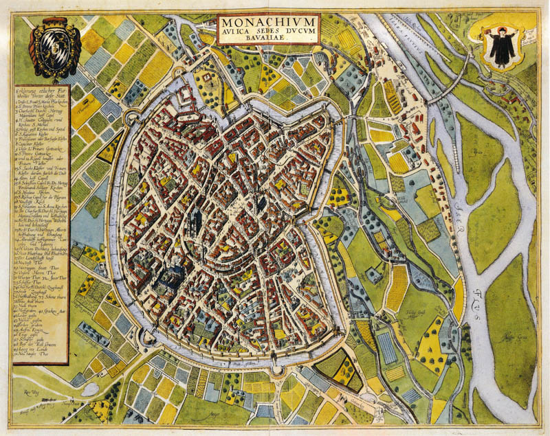 Stadtansicht München - Hollar