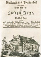  – Wohlverdientes Togesurteil des Joseph Mayr