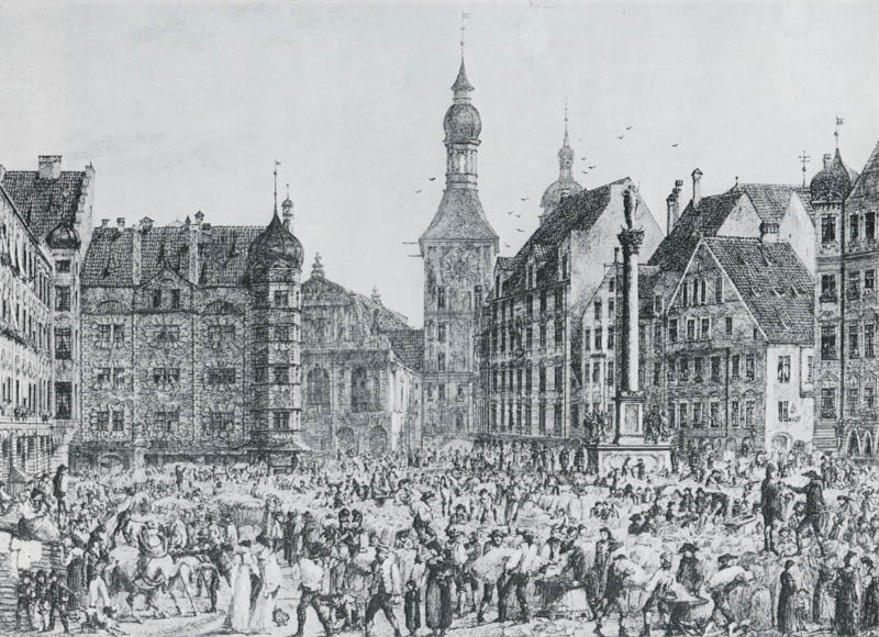 Hochbetrieb auf der Schranne