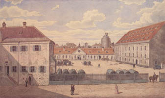 Huber Ludwig – Das Kgl. Zeughaus mit Saliterergebäude 1852