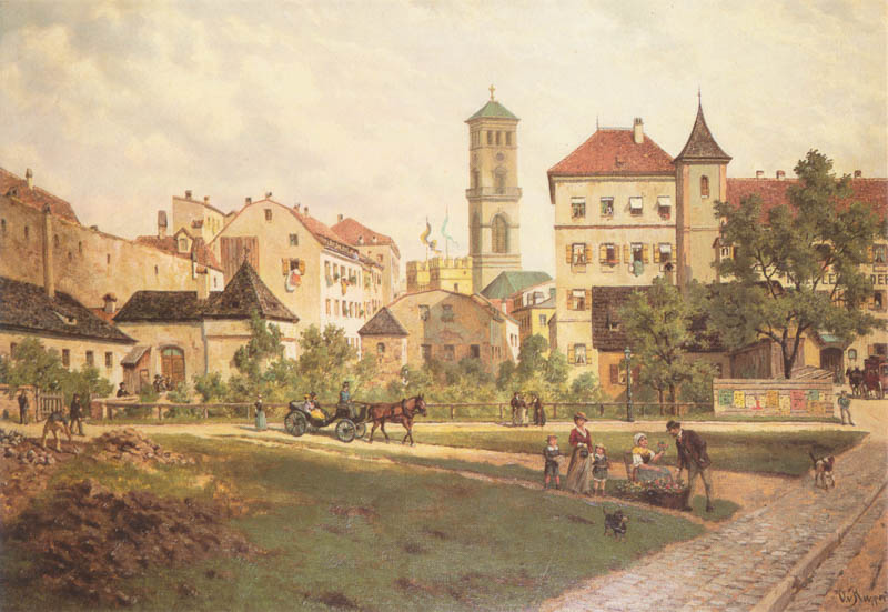 Partie an der Stadtmauer