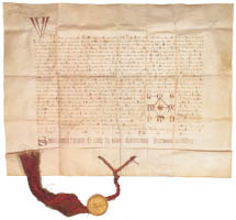  – Urkunde über die Salzhandelsrechte der Stadt München