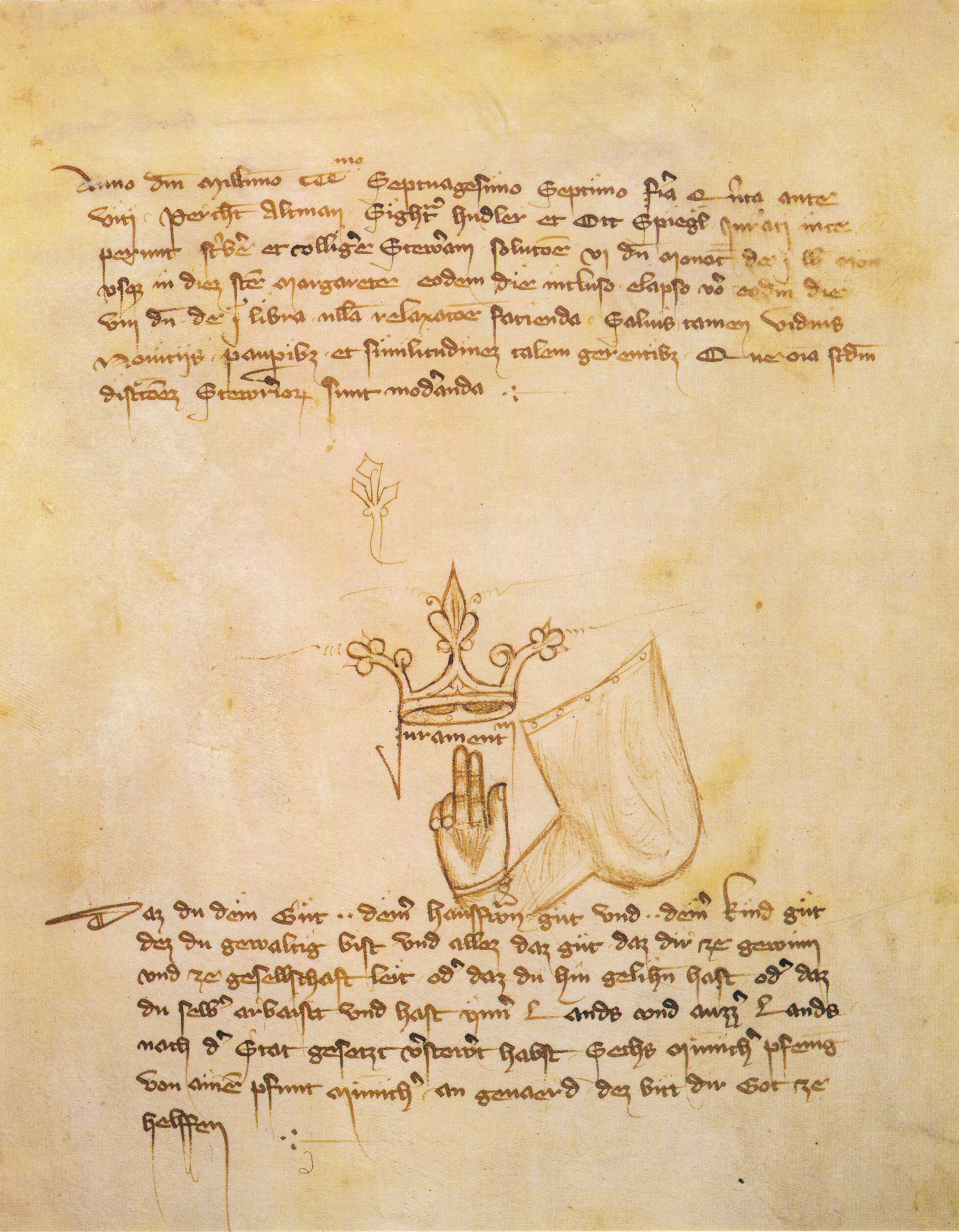 Der Münchner Steuereid aus dem Jahr 1377