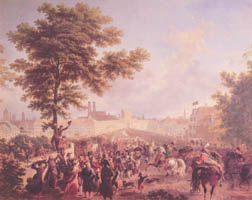 Taunay Nicolas-Antoine – Einzug Kaiser Napoleons am 24. Oktober 1805 in München