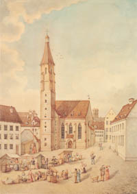 Helldobler Joseph – Der Markt am Salvatorplatz