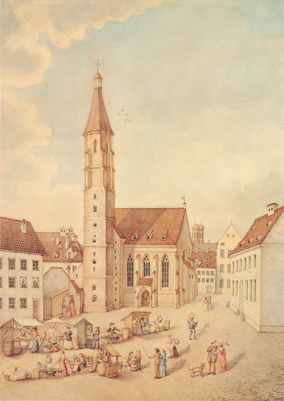 Der Markt am Salvatorplatz