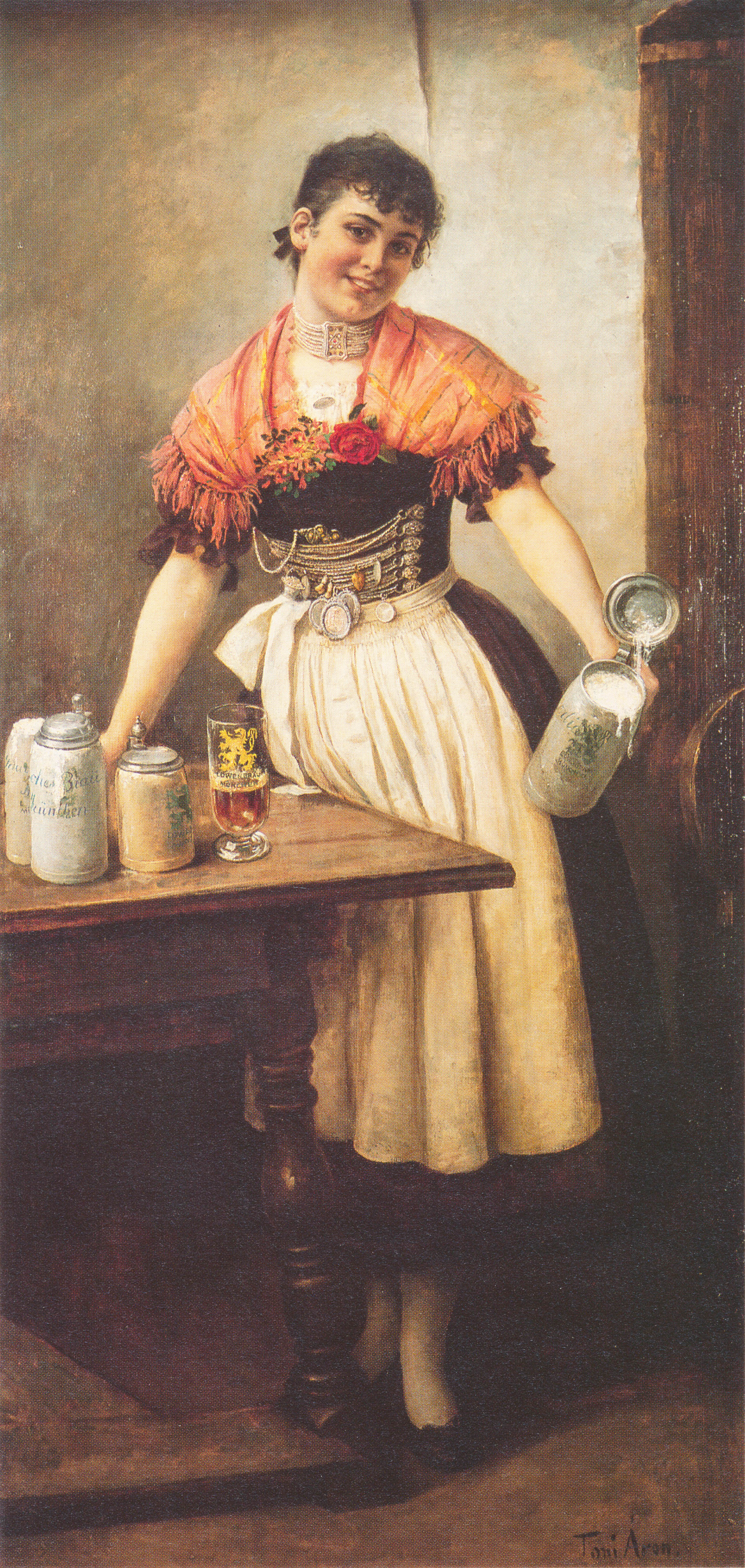Die schöne Kellnerin Coletta (1860 bis 1953)