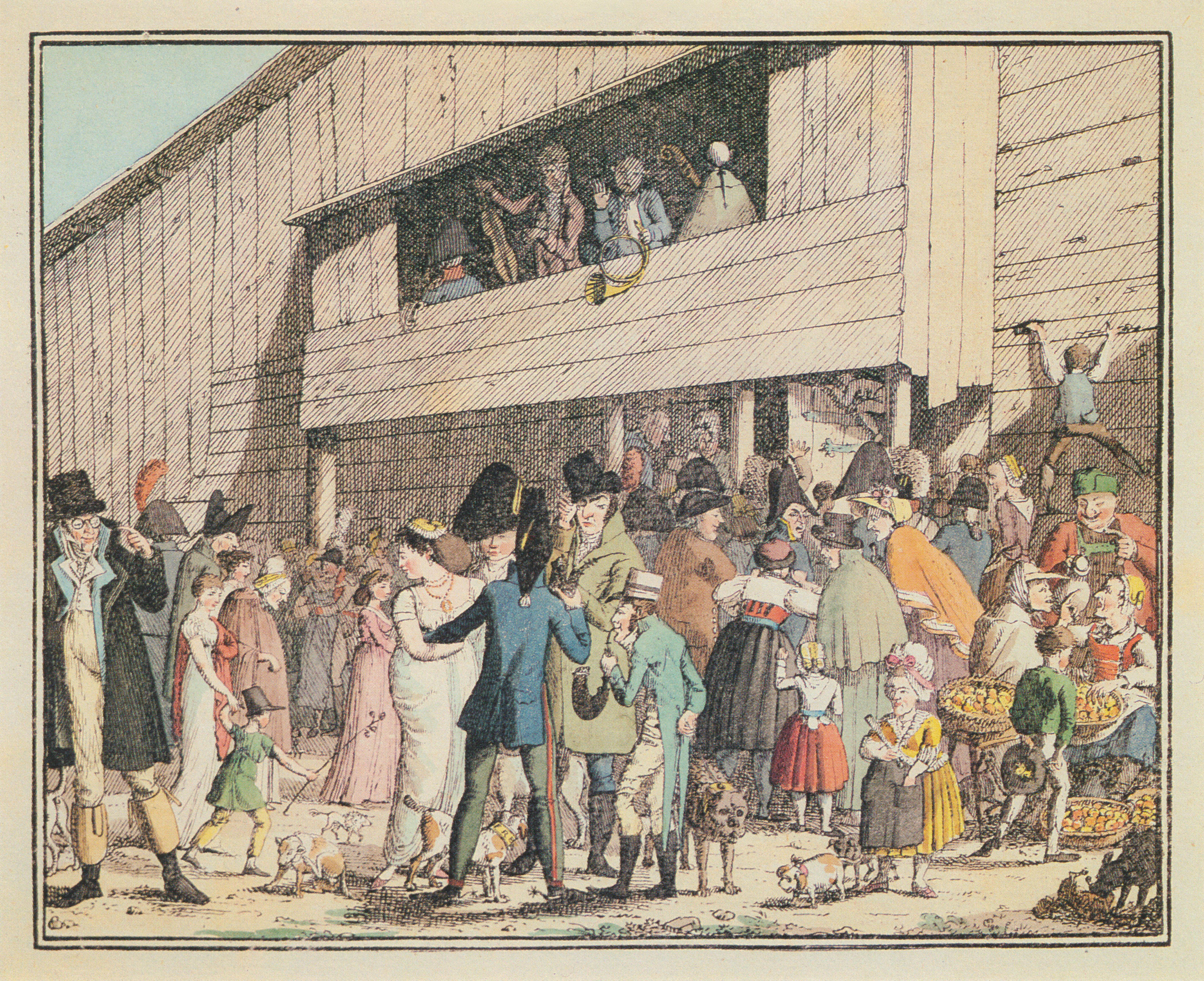 Hüttentheater vor dem Karlstor