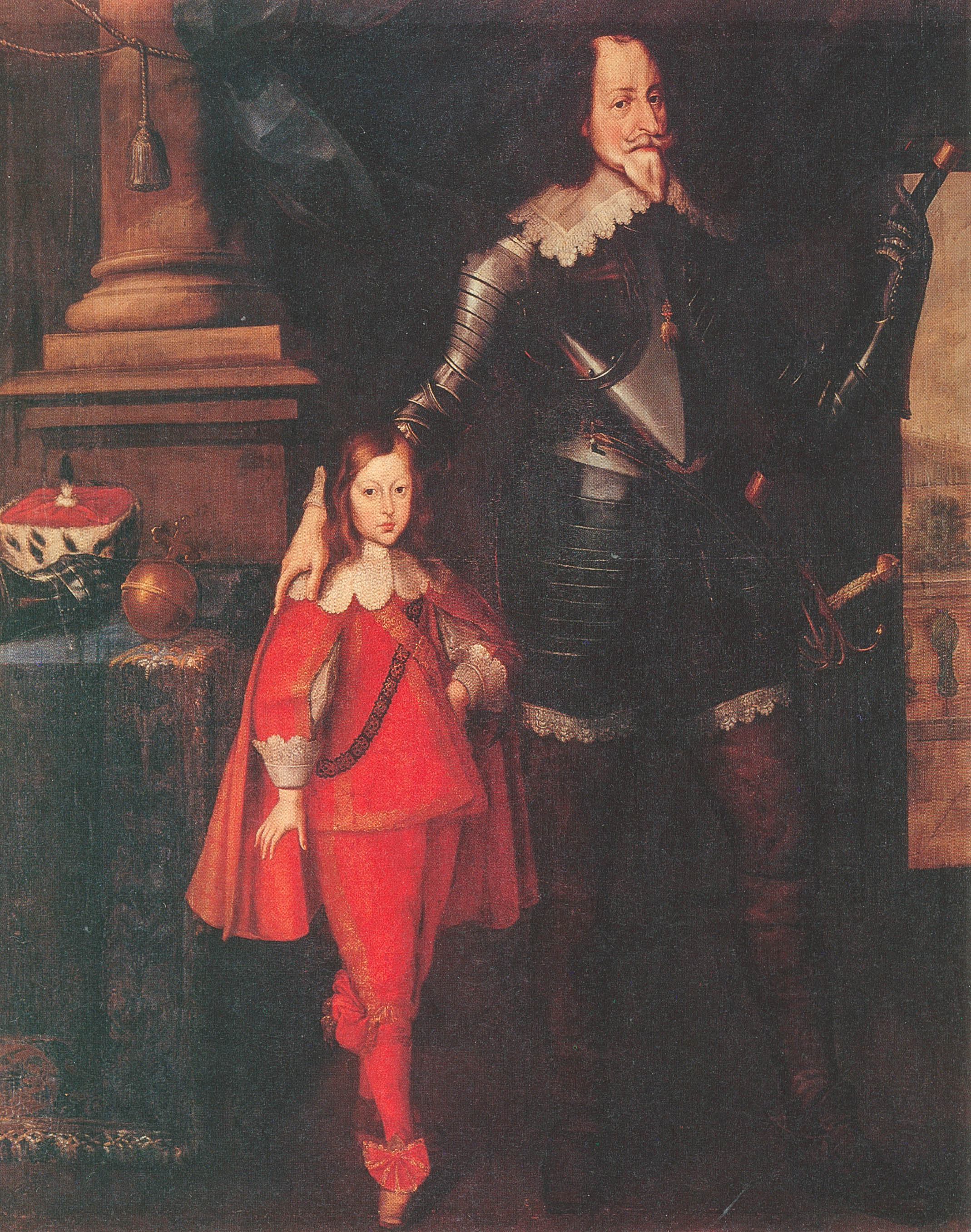 Kurfürst Maximilian I. mit seinem Sohn Ferdinand Maria
