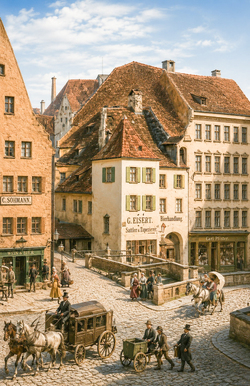 Grüner H. J. - Das Bäckerhäuslein an der Hochbrückenstraße Tal