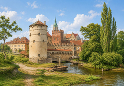 Die alte Stadtmauer am Einl