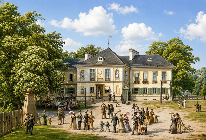 Die Schießstätte in München an Stelle des jetzigen Hauptbahnhofes. 1830