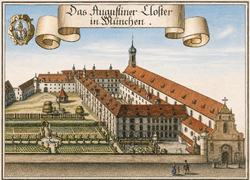 Das Augustinerkloster um 1700