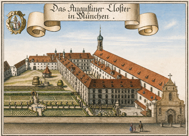 Das Augustinerkloster um 1700