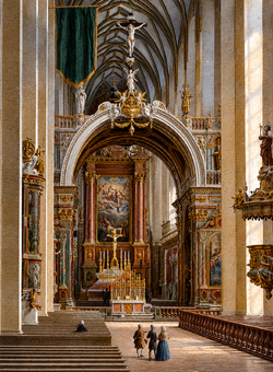 Der Bennobogen in der Frauenkirche