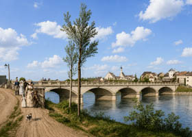 Die neue Isar-Brücke