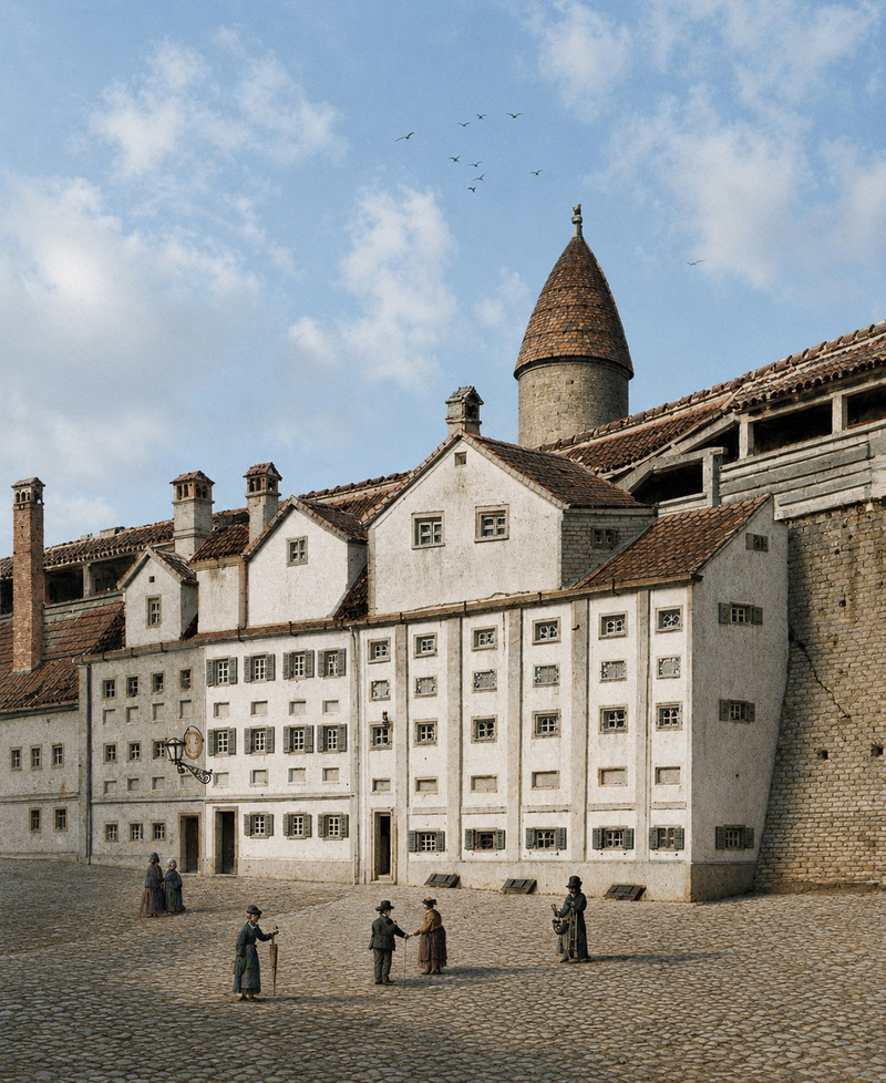 Nr. 80 - Das Fausttürmchen und Scharfrichterhaus nach dem Sendlingertor