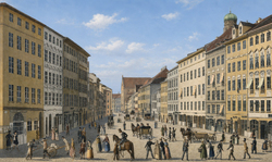 Die Kaufingerstraße. 1825