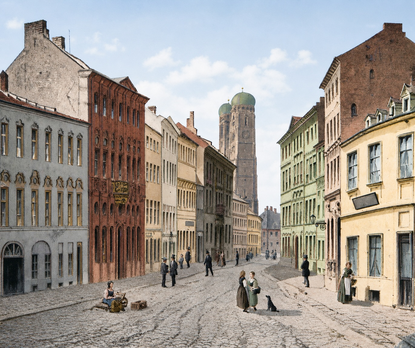Das Gasthaus zum Oberpollinger 1850