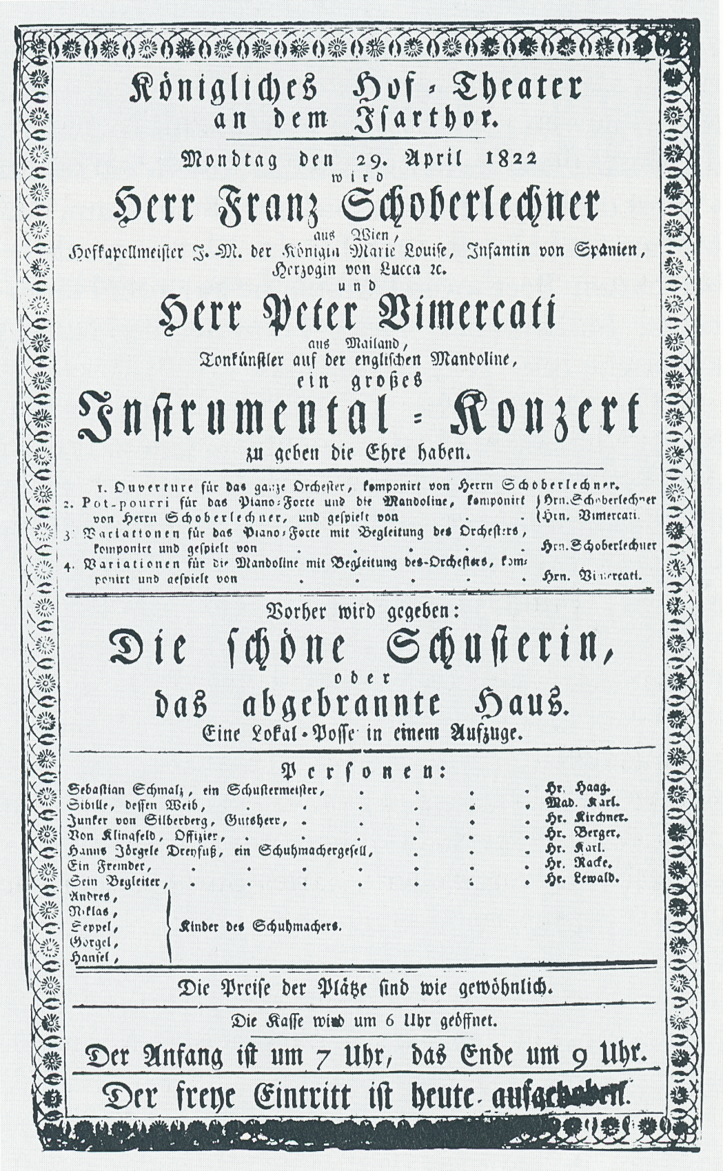 Plakat, Isartortheater