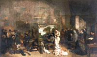 Courbet Gustave - Das Atelier