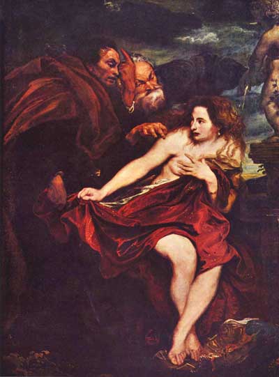 Dyck Anthonis van - Susanna im Bade