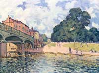 Sisley Alfred - Brücke von Hampton Court