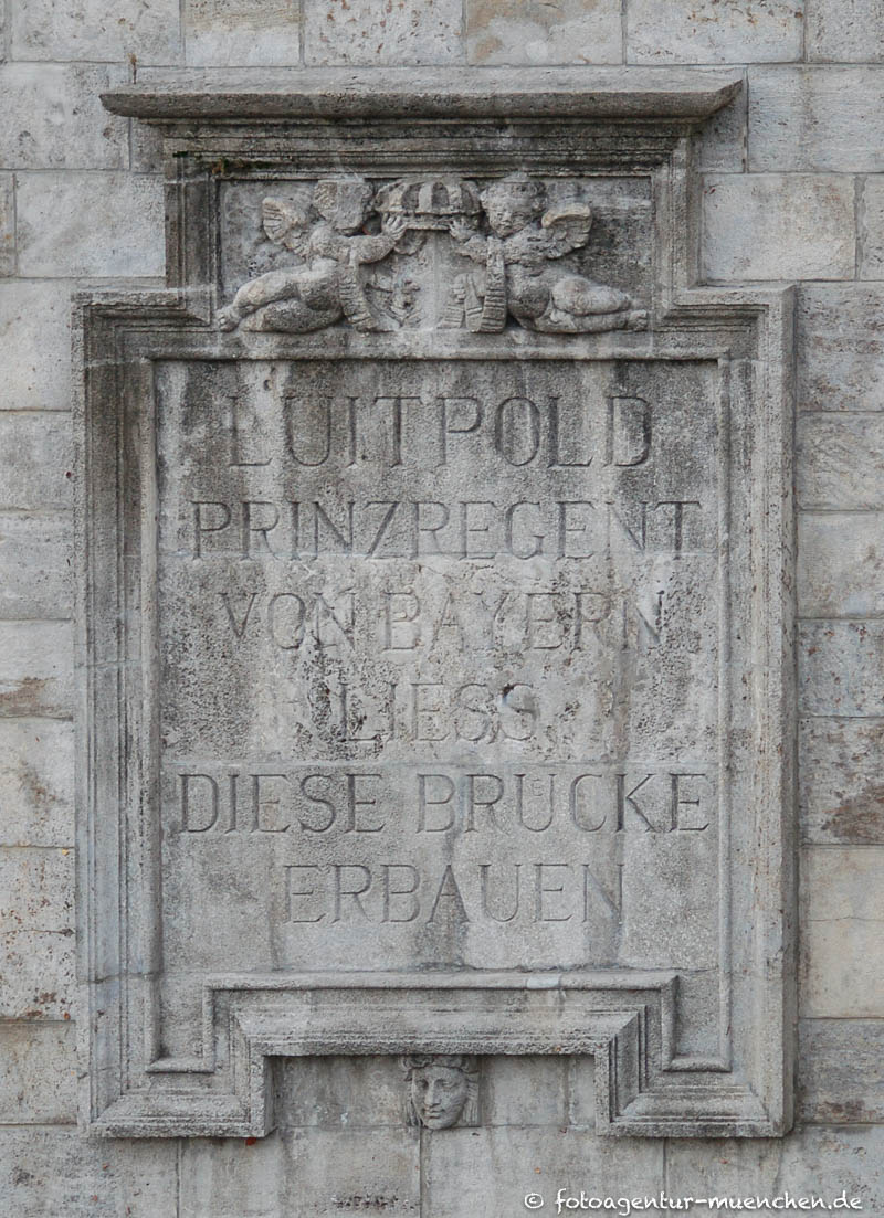 Gedenktafel - Luitpoldbrücke – Denkmal/Kunstwerk in München