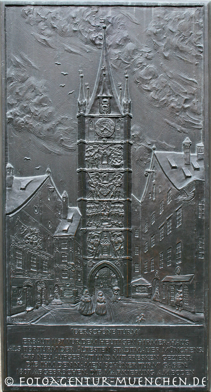 Gedenktafel - Schöner Turm