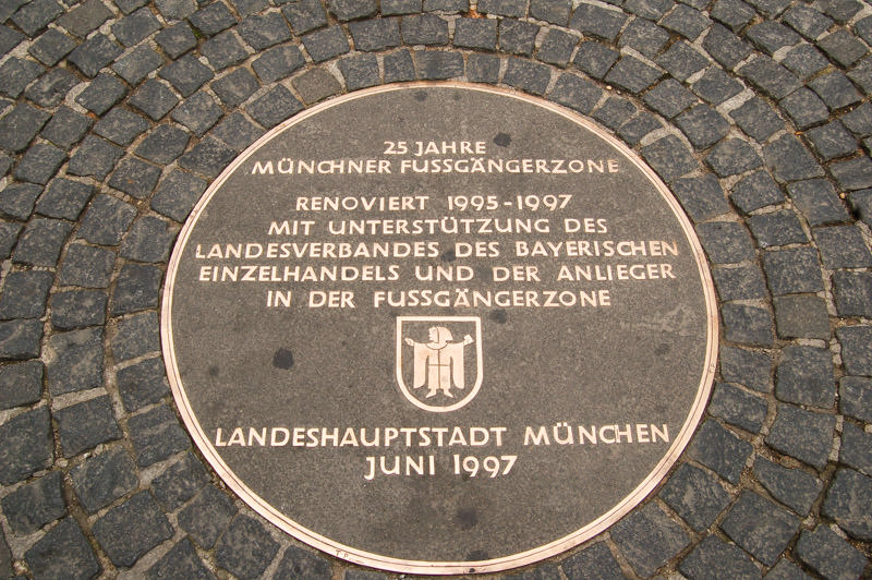 Gedenktafel Fußgängerzone