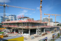 Baustelle des Zentralen Omnibusbahnhof – Foto aus München