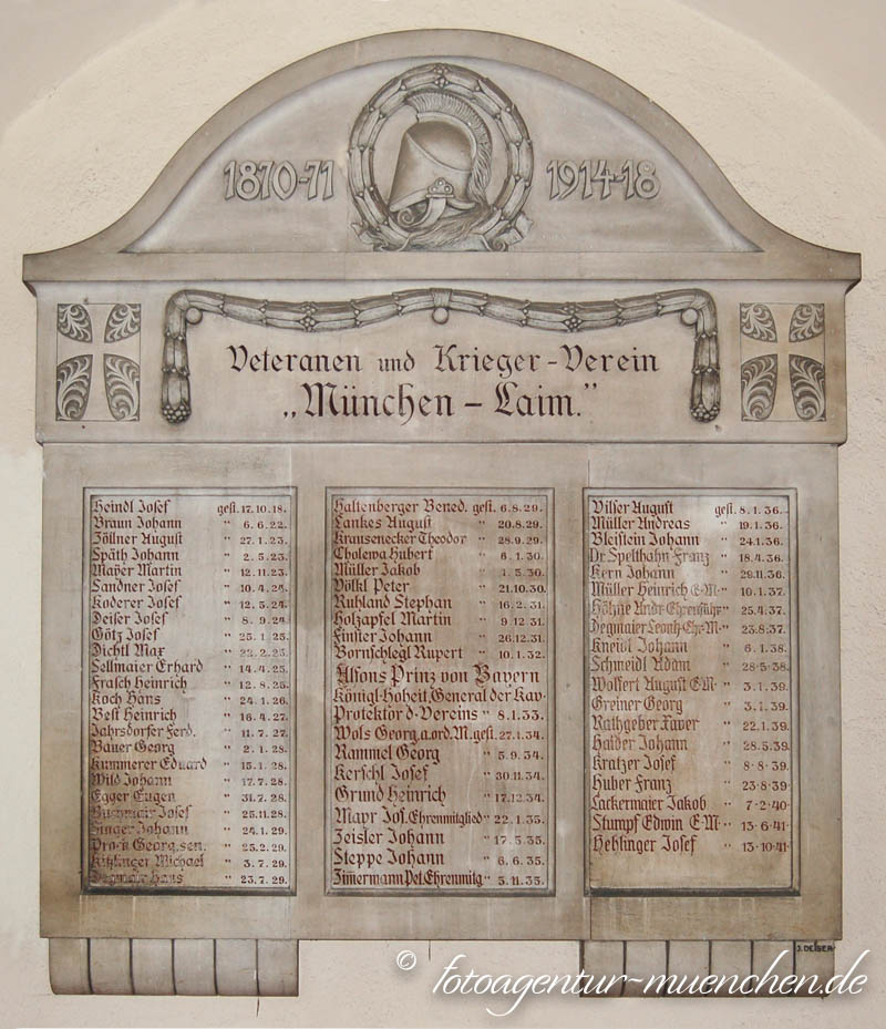 Kriegerdenkmal - St. Ulrich – Denkmal/Kunstwerk in München
