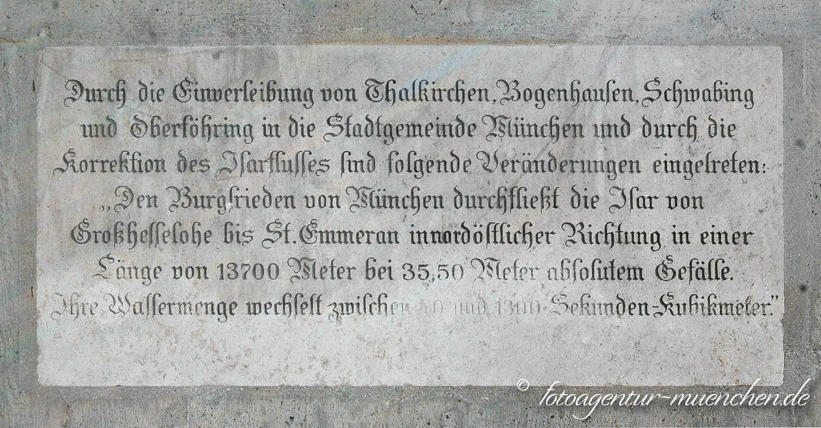 Gedenktafel Isar
